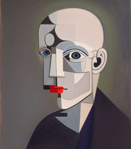 Picasso's Cyborg, © 2022 James Leonardo